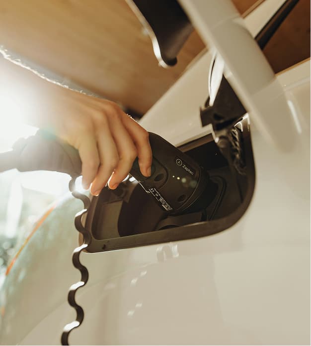 Ricarica di un'auto elettrica